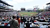 Fans watch the KBO game between the Hanwha Eagles and Lotte Giants at Daejeon Hanwha Life Ballpark in Daejeon on May 25. [YONHAP]
