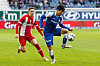 KAA Gent midfielder Hong Hyun-seok, right, vies for the ball with Antwerp's Jacob Ondrejka during a Belgian Pro League match in Gent, Belgium on Feb. 26. [AFP/YONHAP]
