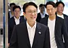 Prime Minister nominee Kim Min-seok attends a meeting at the Daegu Digital Innovation Promotion Agency in Daegu on June 20. [NEWS1]