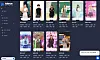 A screen capture of virtual chatbots based on RBW's K-pop artists shown on Klleon's website, which were removed on June 7, shared on the social media platform X [SCREEN CAPTURE]
