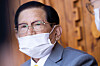 Lee Man-hee, founder of the Shincheonji Church of Jesus, in March 2020. [YONHAP]