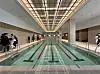 An indoor swimming pool located in Concord Fitness Club, Shinsegae's newest lavish fitness club brand [SEO JI-EUN]
