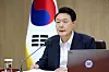 President Yoon Suk Yeol speaks during a Cabinet meeting held at the presidential office in Yongsan District, central Seoul, on Tuesday. [PRESIDENTIAL OFFICE]