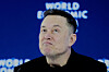 Elon Musk attends the Annual Meeting of the World Economic Forum in Davos, Switzerland, on Jan. 22. [AP/YONHAP]