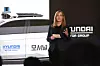 Motional CEO Laura Major speaks about the company's plans during a briefing to the Korean press on Jan.8 at the Motional Technical Center in Las Vegas. [HYUNDAI MOTOR]