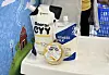 Dairy products made at Global Civic Sharing's milk factory are sold at an Emart branch in Mongolia. Their ingredient milk is collected by pastoralists who are enrolled in Jargalant Milk, which is managed by Global Civic Sharing. [GLOBAL CIVIC SHARING]
