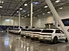 A Motional-developed Ioniq 5 robotaxis are parked at the Motional Technical Center on Jan. 8 in Las Vegas. [SARAH CHEA]