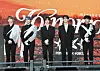 Members of boy band Tomorrow X Together pose for photos during a showcase held on Monday at the Hwajeong Gymnasium in Korea University, central Seoul, for the release of the band's sixth EP ″minisode 3: Tomorrow.″ [CELEB CONFIRMED]