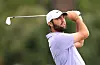 Scottie Scheffler of the United States watches his shot during the Pro-Am prior to the RBC Heritage at Harbour Town Golf Links on Wednesday in Hilton Head Island, South Carolina. [YONHAP]