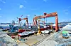 A view of HD Hyundai Heavy Industries' Ulsan shipyard [HD HYUNDAI]