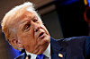 U.S. President Donald Trump speaks during a press briefing at the White House following the Supreme Court's ruling that Trump had exceeded his authority when he imposed tariffs, in Washington on Feb. 20. [REUTERS/YONHAP]