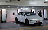 A view shows a Tesla Model Y at a charging station on Aug. 4. [REUTERS/YONHAP]
