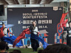 Wellboss Crew from the minor division performs during the K-Performance Contest held at City Hall in central Seoul on Dec. 25. [CHO JUNG-WOO]