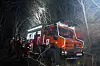 A high-performance specialized fire engine is deployed to contain a wildfire began in South Gyeongsang in 2023. [KOREA FOREST SERVICE]