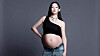 Actor Lee Ha-nee's maternity photoshoot with Vogue Korea. [JOONGANG ILBO]