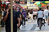 Foreign workers head to their night shifts in the multicultural food market district of Danwon District, Ansan, Gyeonggi, in this undated file photo. [JOONGANG ILBO]