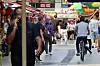 Foreign workers head to their night shifts in the multicultural food market district of Danwon District, Ansan, Gyeonggi, in this undated file photo. [JOONGANG ILBO]