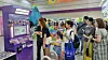 Visitors try out a 3-D character photo booth developed by Millennials Works at the Character Licensing Fair 2024, held at Coex, southern Seoul, on July 18. [YOON SO-YEON]