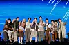 Seventeen performs at Goyang Stadium, Gyeonggi, for its ″Right Here″ world tour concert held on Oct. 13. [PLEDIS ENTERTAINMENT]