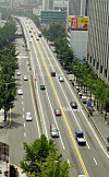 The Seosomun Overpass, built in 1966, in Jung District, central Seoul [JOONGANG ILBO]