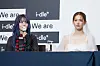 Members of girl group i-dle speak during a press conference held at Josun Palace hotel in southern Seoul for the release of its eighth EP ″We are″ on May 19. [DANIELA GONZALEZ PEREZ]
