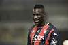 Genoa forward Mario Balotelli looks on before the Serie A match against Parma at Ennio Tardini Stadium in Parma, Italy on Nov. 4, 2024. [AP/YONHAP]
