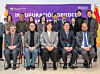 Second Vice Minister of Culture, Sports and Tourism Jang Mi-ran, center in the front row, poses for a photo with other officials at the opening ceremony of the Korea Creative Content Agency's Spain Business Center on Jan. 24. [KOCCA]