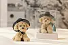 Grand Hyatt Seoul's mascot dog doll with gat (traditional Korean hat) [GRAND HYATT SEOUL]