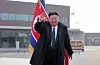 North Korean leader Kim Jong-un attends a completion ceremony for a local industrial plant in Sinpho on Dec. 19, according to the Rodong Sinmun on Dec. 21. [RODONG SINMUN]