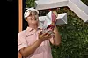 Ryu Hae-ran holds the trophy after winning the FM Championship at TPC Boston in Massachusetts on Sunday. [AP/YONHAP]