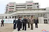 North Korean leader Kim Jong-un visits the construction site for a hospital on the outskirts of Pyongyang on June 2, 2025, in this photo provided by the North's official Korean Central News Agency. [KOREAN CENTRAL NEWS AGENCY/YONHAP]