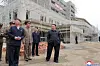 North Korean leader Kim Jong-un visits the construction site for a hospital on the outskirts of Pyongyang on June 2, 2025, in this photo provided by the North's official Korean Central News Agency. [KOREAN CENTRAL NEWS AGENCY/YONHAP]