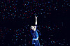Coldplay performs during the “Music of the Spheres” world tour at the Goyang Stadium in Goyang, Gyeonggi, on April 16. [LIVE NATION KOREA]