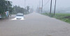 A car is submerged in a flooded road in the Daejang-dong area near Daegok Station in Goyang, Gyeonggi, after heavy rainfall on Aug. 13 in this photo provided by a reader. [JOONGANG ILBO]
