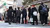 Senior citizens wait to receive food at the Wongaksa soup kitchen near Tapgol Park in Jongno District, central Seoul, on Dec. 24, 2024. Korea became a ″super-aged society,″ classified by the United Nations as when the population aged 65 years or older account for more than 20 percent of the total population, as of Dec. 23, 2024. [YONHAP]