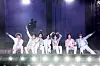 Boy band BTS during a scene of Disney+ documentary ″BTS Monuments: Beyond The Star″ (2023) [DISNEY+]