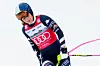Lindsey Vonn of the United States approaches the finish area after crashing, during an alpine ski, women's World Cup downhill, in Crans Montana, Switzerland, on Jan. 30. [AP/YONHAP]