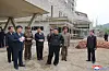 North Korean leader Kim Jong-un visits the construction site for a hospital on the outskirts of Pyongyang on June 2, 2025, in this photo provided by the North's official Korean Central News Agency. [KOREAN CENTRAL NEWS AGENCY/YONHAP]