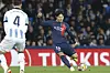 Lee Kang-in of PSG in action during a UEFA Champions League round of 16 match between Real Sociedad and Paris Saint-Germain at the Anoeta Stadium in San Sebastian, Spain on Tuesday. [EPA/YONHAP]