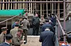 North Korean leader Kim Jong-un visits the construction site for a hospital on the outskirts of Pyongyang on June 2, 2025, in this photo provided by the North's official Korean Central News Agency. [KOREAN CENTRAL NEWS AGENCY/YONHAP]