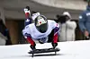 Jung Seung-gi of Korea competes during the IBSF Skeleton World Cup stop in St. Moritz, Switzerland, on Jan. 9. [EPA/YONHAP]