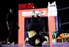 Korea's Hong 10 battles it out against the United States' Jeffro during the quarterfinals of the first leg of the Olympic Qualifier Series in Shanghai, China on May 19. [REUTERS/YONHAP]