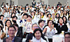 This file photo taken on Nov. 13, 2024, shows a meeting of female businesspeople held in Kintex in Goyang, Gyeonggi. [YONHAP]