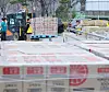 Emergency supplies arrive at an evacuation center at Andong Gymnasium in Andong, North Gyeongsang, on March 27. [YONHAP]
