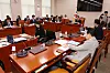 The National Assembly’s Legislation and Judiciary Committee holds a session at the National Assembly building in Yeouido, western Seoul, on May 7. [NEWS1]