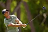 Viktor Hovland plays his shot from the first tee during the third round of the Valspar Championship 2025 at Innisbrook Resort and Golf Club on March 22 in Palm Harbor, Florida. [GETTY IMAGES]