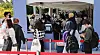 Fans line up outside the BTS goods sales booth on Oct. 14, 2022 [JOONGANG ILBO]