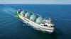A render of HD Hyundai's liquified hydrogen transport vessel [HD HYUNDAI]