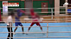 A middle school student boxer during the 55th presidential national boxing championship at Seogwipo Multipurpose Gymnasium in Jeju on Sept. 3. [SCREEN CAPTURE]