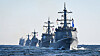 The ROKS Yulgok Yi I and other Aegis-built destroyers are seen during a naval fleet exercise of the Korean Navy's Task Fleet Command near the waters of Pohang, North Gyeongsang, on Nov. 10. [KOREAN NAVY]